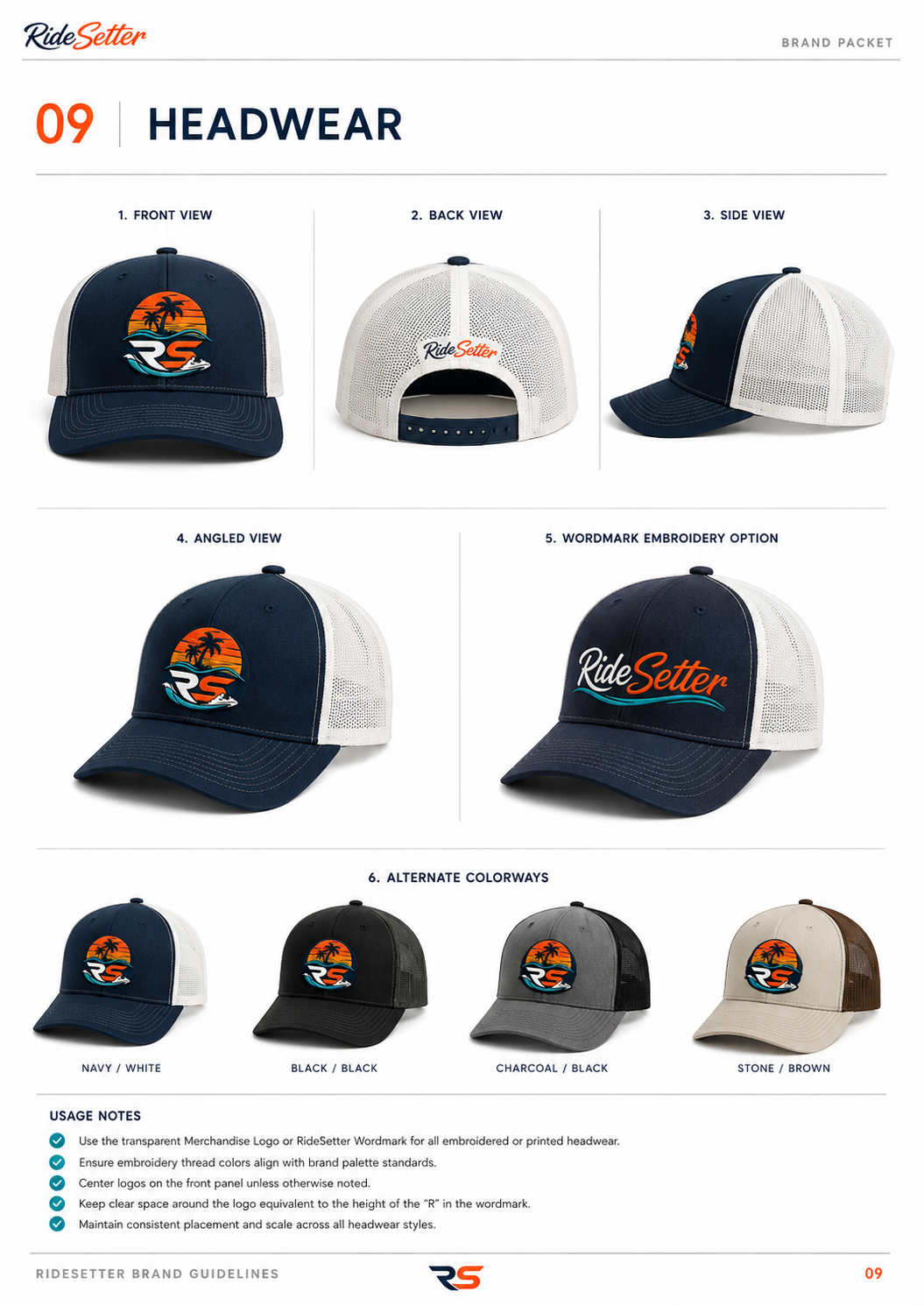 RideSetter Headwear